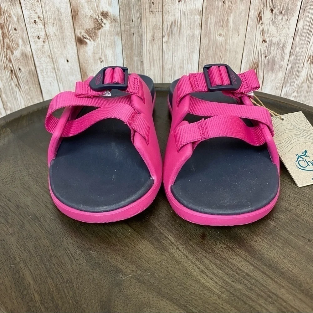 Chaco Chillos Kids Magenta Slide Sandals Size‎ 5